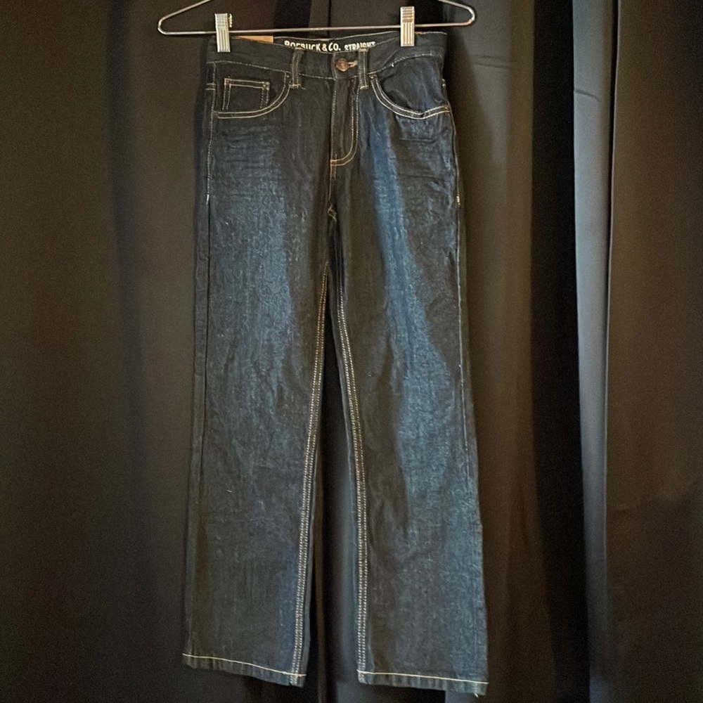 Roebuck and company, boys, regular straight leg jeans size 10